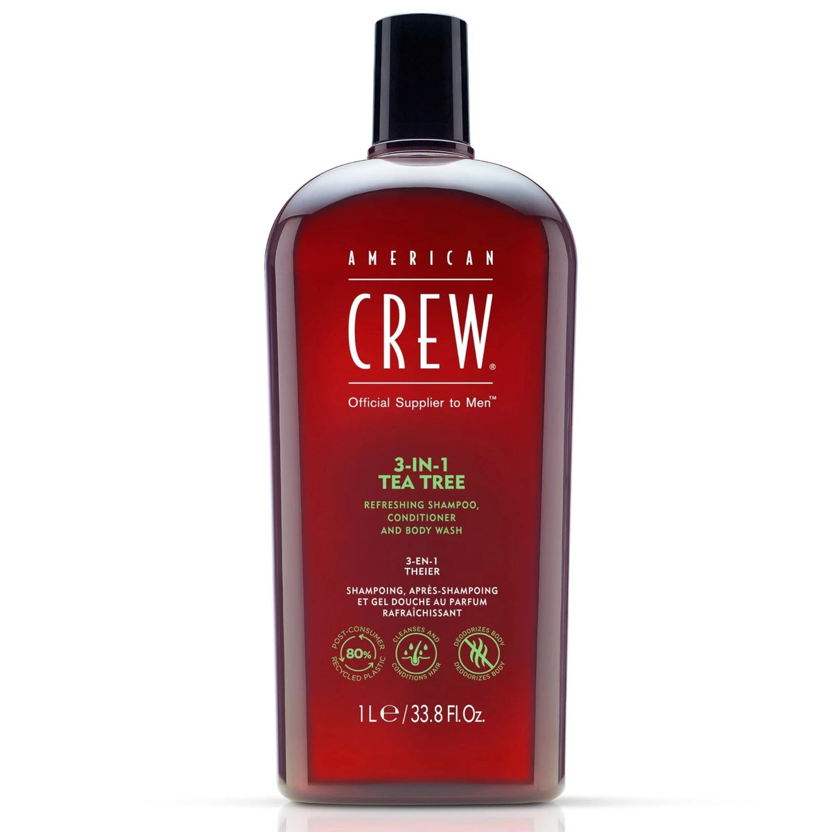 3-in-1 Tea Tree Shampoo, Conditioner & Body Wash 33.8 fl oz