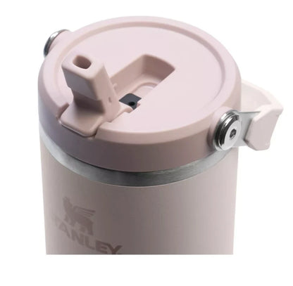 30 oz Stainless Steel Ice Flow Flip Straw Tumbler – Rose Quartz