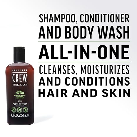 3-in-1 Tea Tree Shampoo, Conditioner & Body Wash 33.8 fl oz